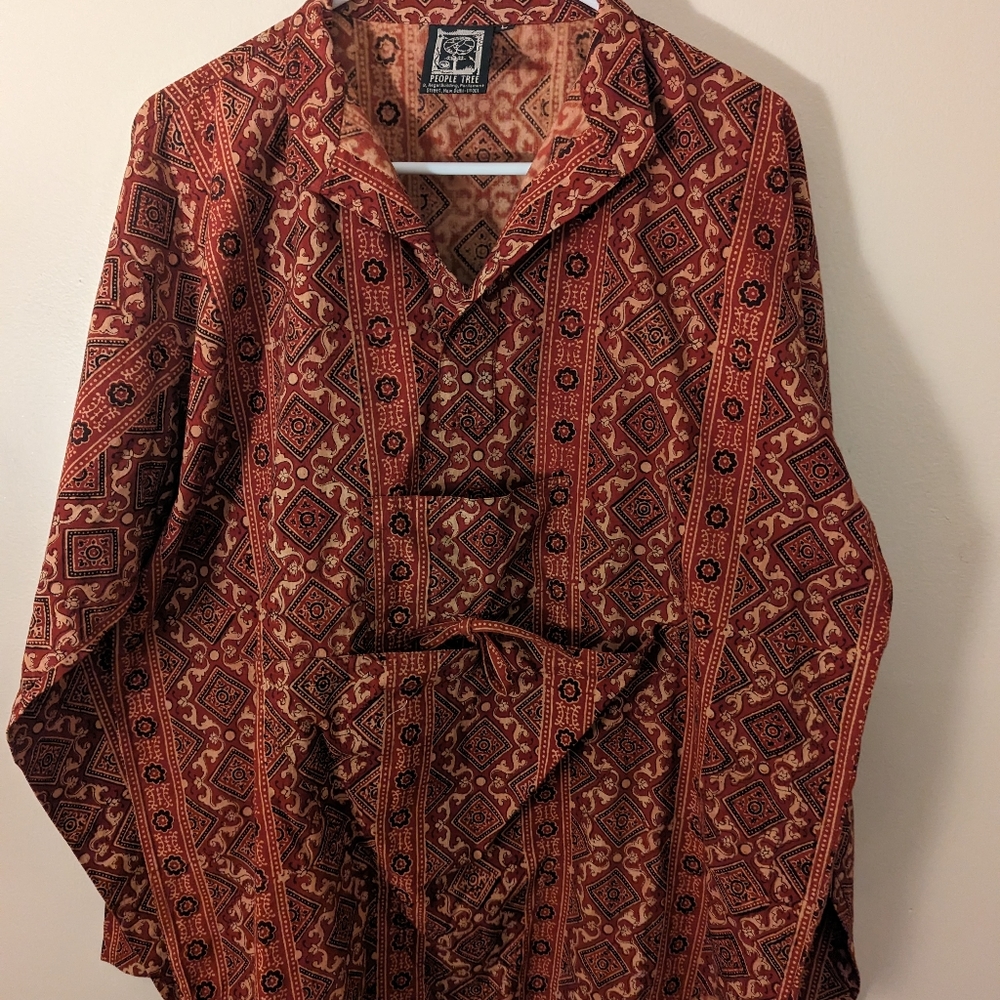 People Tree Womens Button Down with Front Accent